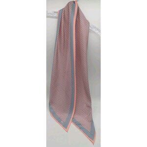 Vena Scarf Grey Pink Long Pointed 7"x60"